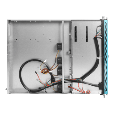 U-140SS, 4x 3.5&quot;/2.5&quot; Hotswap Bays, ATX, No PSU, Grey, 1U Chassis