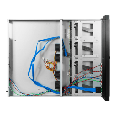 C-140SS, 4x 3.5&quot;/2.5&quot; Hotswap Bays, ATX, No PSU, Black, 1U Chassis