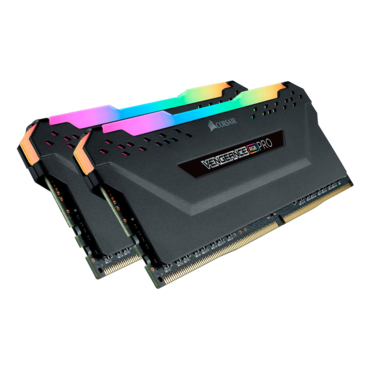 64GB (2 x 32GB) VENGEANCE® RGB PRO SL DDR4 3200MHz, CL18, Black, RGB LED, DIMM Memory