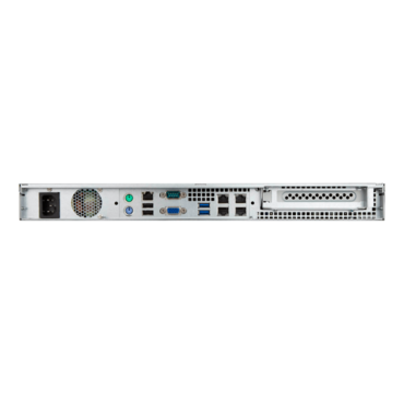 RA102-S315.B3, 2x 2.5&quot; External Bays, No PSU, ATX, Black/Grey, 1U Chassis - TAA Compliant
