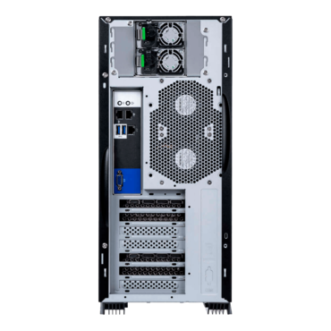 PL070X.B3, 5x 3.5&quot;/2.5&quot; Internal Bays, No PSU, EEB, Black, Mid Tower Chassis - TAA Compliant