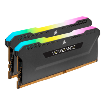 32GB (4 x 8GB) VENGEANCE® RGB PRO SL DDR4 3600MHz, CL18, Black, RGB LED, DIMM Memory