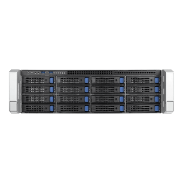 IW-RS316-02M-CR550.H, 16x 3.5&quot;/2.5&quot; External Bays, 4x 2.5&quot; Internal Bays, 550W Rdt PSU, EEB, Black/Grey, 3U Chassis - TAA Compliant