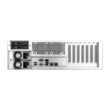 IW-RS316-02M-CR550.H, 16x 3.5&quot;/2.5&quot; External Bays, 4x 2.5&quot; Internal Bays, 550W Rdt PSU, EEB, Black/Grey, 3U Chassis - TAA Compliant
