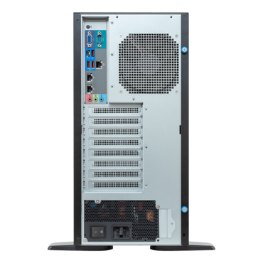 W773-W80, Tower, Intel® W790, 4x 3.5"/2.5" SATA Hotswap, 2x M.2, 8x DDR5, 2x 10Gb Ethernet, 2000W PSU