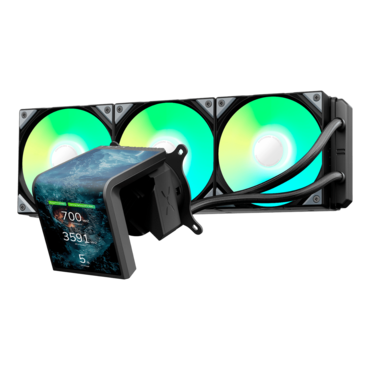 PANORAMA SE ARGB 360 BLACK, 360mm Radiator, Liquid Cooling System