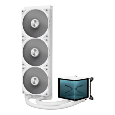 PANORAMA 360 WHITE, 360mm Radiator, Liquid Cooling System