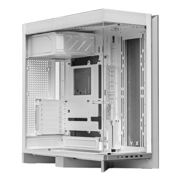 LUCA L70, Tempered Glass, No PSU, E-ATX, White, Mid Tower Case