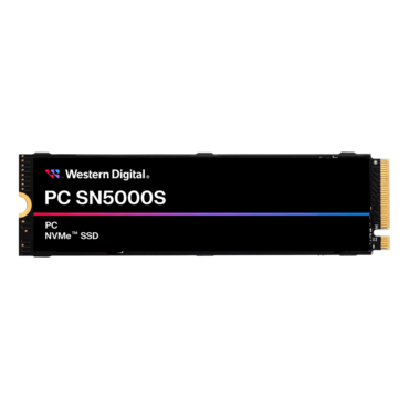 1TB SN5000S, 6000 / 4000 MB/s, 3D QLC NAND, PCIe NVMe 4.0 x4, SED, TCG Opal SSC, M.2 2280 SSD