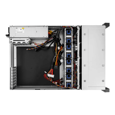 RS212-07-CR800.OLE, 12x 3.5&quot;/2.5&quot; External Bays, 2x 2.5&quot; Rear External Bays, 800W CRPS PSU, EEB, Black/Grey, 2U Chassis - TAA Compliant