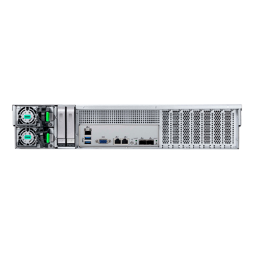 RS212-07-CR800.OLE, 12x 3.5&quot;/2.5&quot; External Bays, 2x 2.5&quot; Rear External Bays, 800W CRPS PSU, EEB, Black/Grey, 2U Chassis - TAA Compliant