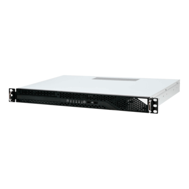 RA100-S315.B3.3F, 1x Slim ODD, 2x 3.5 Internal Bays, 315W PSU, ATX, Black/Grey, 1U Chassis - TAA Compliant