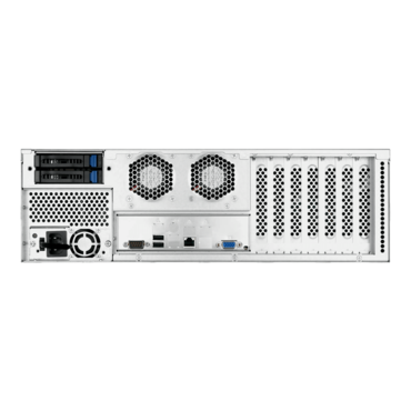 R300-01N-CR550, 4x 5.25&quot; External Bays, 550W PSU, CEB, Black/Grey, 3U Chassis - TAA Compliant