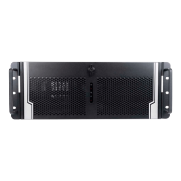 R400N-8P.3F.CR1K2, 3x 5.25&quot; + 1x 3.5&quot; External Bays, 3x 2.5&quot; Internal Bays, 1200W PSU, CEB, Black/Grey, 4U Chassis - TAA Compliant