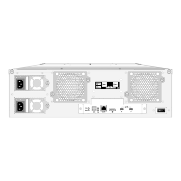 ARC-8050T3-16R, 16-Bay 3U Rackmount Thunderbolt 3 Hardware RAID / Redundant Power Supply