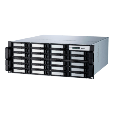 ARC-8050T3-24R, 24-Bay 4U Rackmount Thunderbolt 3 Hardware RAID / Redundant Power Supply