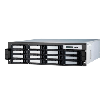 ARC-7216SS-DR3, 16-Bay 3U Rackmount 12Gb SAS RAID w/ Expansion Port