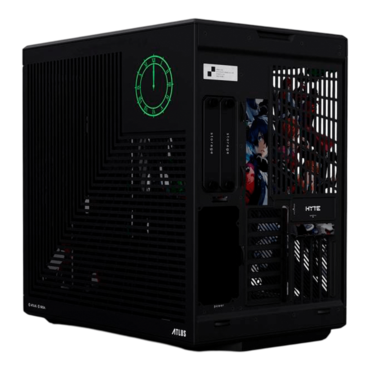 Persona 3 Reload Y70, Tempered Glass, No PSU, E-ATX, Black/Green, Mid Tower Case