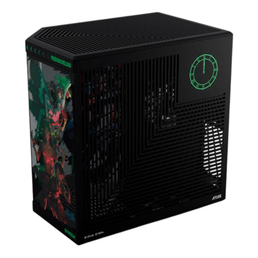 Persona 3 Reload Y70, Tempered Glass, No PSU, E-ATX, Black/Green, Mid Tower Case
