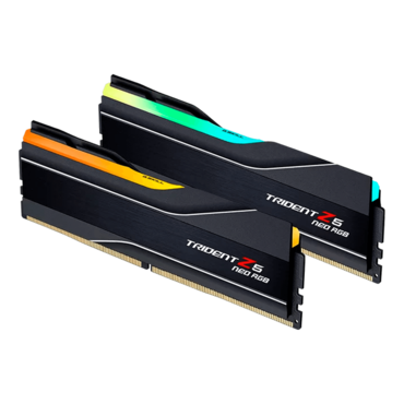 32GB (2 x 16GB) Trident Z5 Neo RGB DDR5 6000MT/s, CL26, Black, RGB LED, DIMM Memory - TAA Compliant