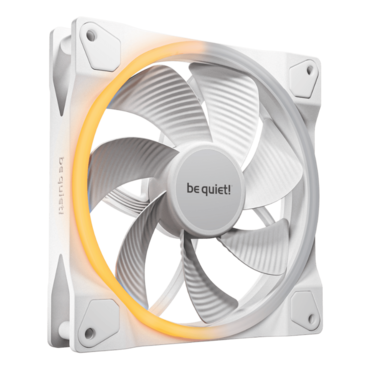 Light Wings LX Reverse 140mm, White, ARGB LEDs, 1300 RPM, 51.4 CFM, 25.5 dBA, Cooling Fan