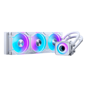 Glacier One 360D30 X2, White, 360mm Radiator, Liquid Cooling System