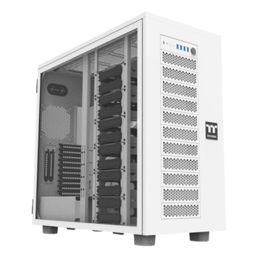 AX700 TG Snow, Tempered Glass, No PSU, XL-ATX, White, Full Tower Case
