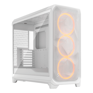 Meshify 3 XL RGB TG Light Tint, Tempered Glass, No PSU, E-ATX, White, Full Tower Case