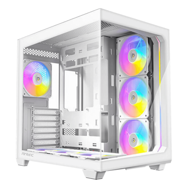 C5 ARGB, Tempered Glass, No PSU, ATX, White, Mid Tower Case