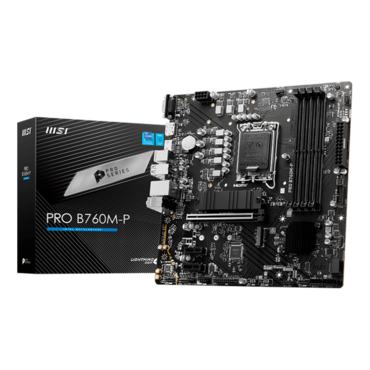 PRO B760M-P, Intel® B760 Chipset, LGA 1700, microATX Motherboard