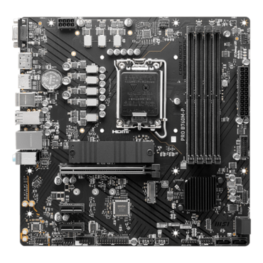 PRO B760M-P, Intel® B760 Chipset, LGA 1700, microATX Motherboard