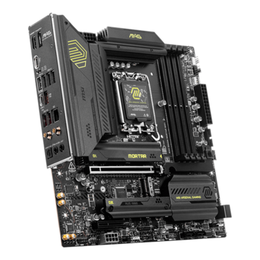 MAG B860M MORTAR WIFI, Intel® B860 Chipset, LGA 1851, Thunderbolt™ 4, microATX Motherboard