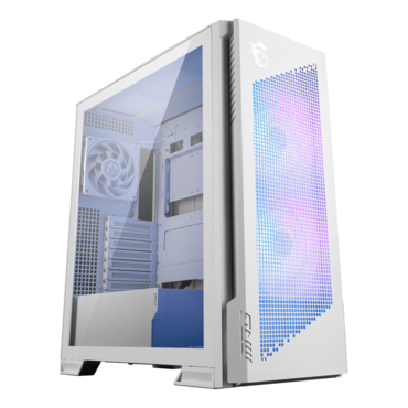 MPG VELOX 300R AIRFLOW PZ, Tempered Glass, No PSU, E-ATX, White, Mid Tower Case