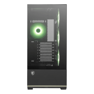 MAG PANO 110R PZ, Tempered Glass, No PSU, ATX, Black, Mid Tower Case