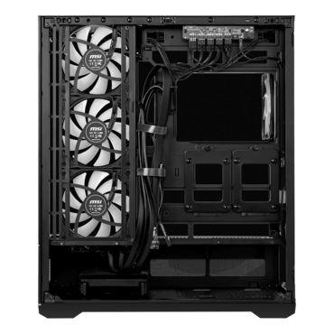 MAG PANO 110R PZ, Tempered Glass, No PSU, ATX, Black, Mid Tower Case