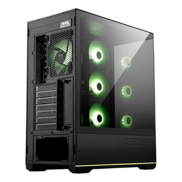MAG PANO 110R PZ, Tempered Glass, No PSU, ATX, Black, Mid Tower Case