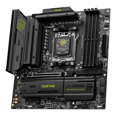 MAG B850M MORTAR WIFI, AMD B850 Chipset, AM5, microATX Motherboard