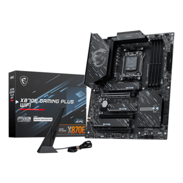 X870E GAMING PLUS WIFI, AMD X870 Chipset, AM5, ATX Motherboard