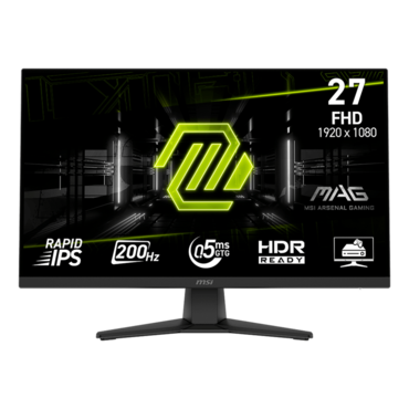 MAG 272F, 27&quot; Rapid IPS, 1920 x 1080 (Full HD), 0.5 ms, 200Hz, FreeSync™ Premium Gaming Monitor