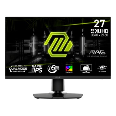 MAG 272URDF E16, DisplayHDR™ 400, 27&quot; Rapid IPS, 3840 x 2160 (4K UHD), 0.5 ms, Dual Mode 160Hz/320Hz, Gaming Monitor