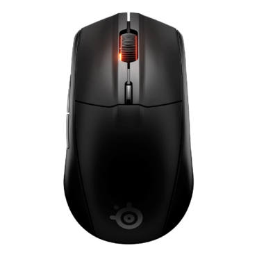 Rival 3 Wireless Gen 2, 18000-dpi, Wireless/Bluetooth, Black, Optical Gaming Mouse