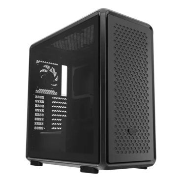 MasterFrame 600, Tempered Glass, No PSU, ATX, Black, Mid Tower Case