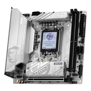 MPG B860I EDGE TI WIFI, Intel® B860 Chipset, LGA 1851, Thunderbolt™ 4, Mini-ITX Motherboard
