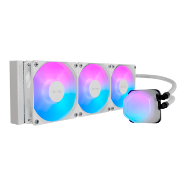 Elite Liquid 360, White, 360mm Radiator, Liquid Cooling System