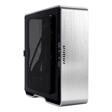 Chopin MAX, 200W 80 PLUS Gold PSU, Mini-ITX, Silver, Slim Case