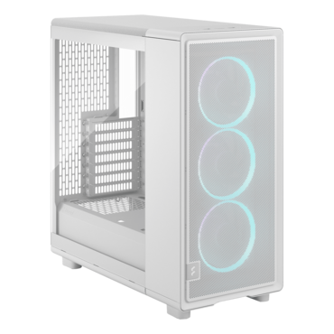 Epoch TG RGB Clear, Tempered Glass, No PSU, ATX, White, Mid Tower Case