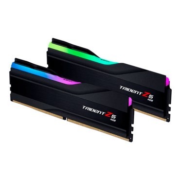 128GB (2 x 64GB) Trident Z5 RGB DDR5 6000MT/s, CL34, Black, RGB LED, DIMM Memory