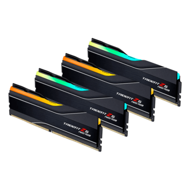 256GB (4 x 64GB) Trident Z5 Neo RGB DDR5 6000MT/s, CL36, Black, RGB LED, DIMM Memory