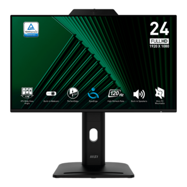 PRO MP242PMG, w/ Webcam, 23.8&quot; IPS, 1920 x 1080 (Full HD), 1 ms, 120Hz, Monitor