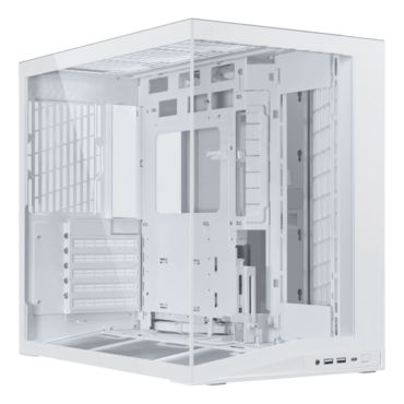 O11 DYNAMIC MINI V2, Tempered Glass, No PSU, ATX, White, Mini Tower Case